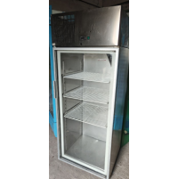 Б/в Шафа холодильна нерж. 550 л, 1 двері, скло | BU Horeca