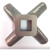 Ніж для м'ясорубки №22 CF22CARBO Salvinox/Salvador | 4 лопасті | Нержавіюча сталь | BU HORECA