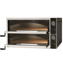 Печь для пиццы APACH AMM44X | Двухъярусная, 8 пицц, 500°C | BU HORECA