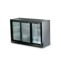 Шкаф барный холодильный HURAKAN HKN-DB335S | 300 л, Стеклянная дверь, Черная | BU HORECA
