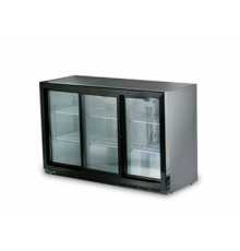 Шкаф барный холодильный HURAKAN HKN-DB335S | 300 л, Стеклянная дверь, Черная | BU HORECA