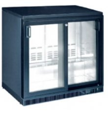 Шкаф барный холодильный HURAKAN HKN-GXDB250-SL | 250 л, Стеклянная раздвижная дверь | BU HORECA