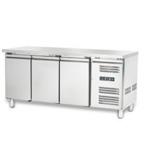 Стіл морозильний HURAKAN HKN-GXFC3GN | 3-дверний, 350 л | BU HORECA