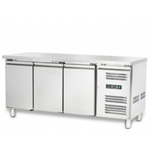 Стіл морозильний HURAKAN HKN-GXFC3GN | 3-дверний, 350 л | BU HORECA
