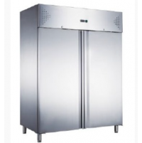 Морозильна шафа HURAKAN HKN-GX1410BT INOX | 1400 л, Нержавіюча сталь | BU HORECA
