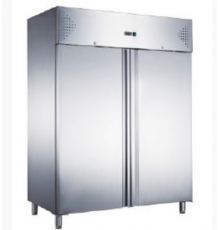 Морозильный шкаф HURAKAN HKN-GX1410BT INOX | 1400 л, Нержавеющая сталь | BU HORECA