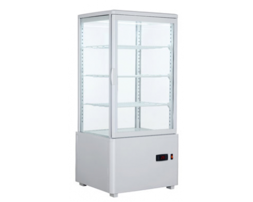Вітрина холодильна HURAKAN HKN-UPD78W WHITE | 78 л, LED, 4-стороннє скло | BU HORECA Вітрина холодильна HURAKAN HKN-UPD78W WHITE | 78 л, LED, 4-стороннє скло | BU HORECA