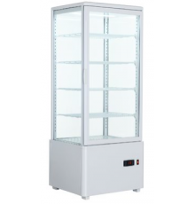 Холодильная витрина HURAKAN HKN-UPD98W WHITE | 98 л, LED, 4 полки | BU HORECA