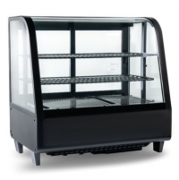Холодильная витрина HURAKAN HKN-LPD100B | 100 л, LED, Раздвижная дверь | BU HORECA