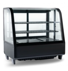 Холодильная витрина HURAKAN HKN-LPD100B | 100 л, LED, Раздвижная дверь | BU HORECA