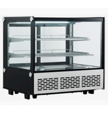 Холодильная витрина HURAKAN HKN-LPD120S | 120 л, LED, Раздвижные двери | BU HORECA