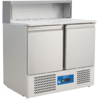 Стол для пиццы холодильный BRILLIS G-PS900V 2 двери, Гранит, GN | BU HORECA