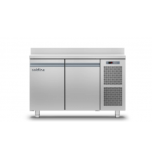 Холодильный стол Smart GN 2 двери, 280 л, -2°...+8°C, со столешницей и бортом, Класс A | BU HORECA