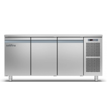 Холодильный стол Smart GN 3 двери, 440 л, -2°...+8°C, со столешницей, Класс A | BU HORECA