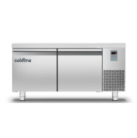 Холодильний стіл Snack GN | 2 двері, 177 л, -2°...+8°C, зі стільницею, 1200 мм, під виносний холод | BU HORECA