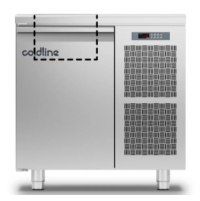 Холодильный стол Saladette GN | 1 дверь, 120 л, -2°...+8°C, со столешницей, Класс A | BU HORECA