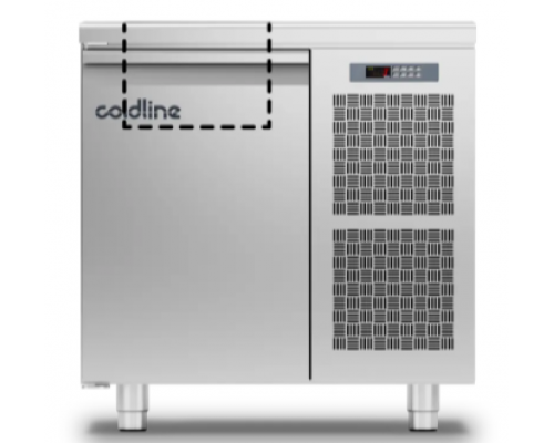 Холодильний стіл Saladette GN | 1 двері, 120 л, -2°...+8°C, зі стільницею, Клас A | BU HORECA
