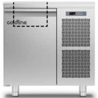 Холодильный стол Saladette GN | 1 дверь, 110 л, -2°...+8°C, со столешницей, H 660 мм | BU HORECA