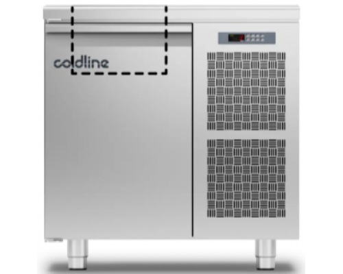 Холодильний стіл Saladette GN | 1 двері, 110 л, -2°...+8°C, зі стільницею, H 660 мм | BU HORECA