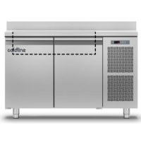 Холодильный стол Saladette GN | 2 двери, 280 л, -2°...+8°C, со столешницей и бортом, H 710 мм, Класс A | BU HORECA