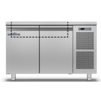 Холодильный стол Saladette GN | 2 двери, 280 л, -2°...+8°C, со столешницей и бортом, H 710 мм | BU HORECA