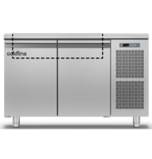 Холодильний стіл Saladette GN | 2 двері, 303 л, -2°...+8°C, зі стільницею, H 760 мм | BU HORECA
