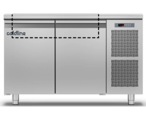 Холодильний стіл Saladette GN | 2 двері, 303 л, -2°...+8°C, зі стільницею, H 760 мм | BU HORECA