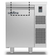Холодильний стіл Saladette GN | 1 двері, 120 л, -2°...+8°C, зі стільницею, H 710 мм, під виносний холод | BU HORECA