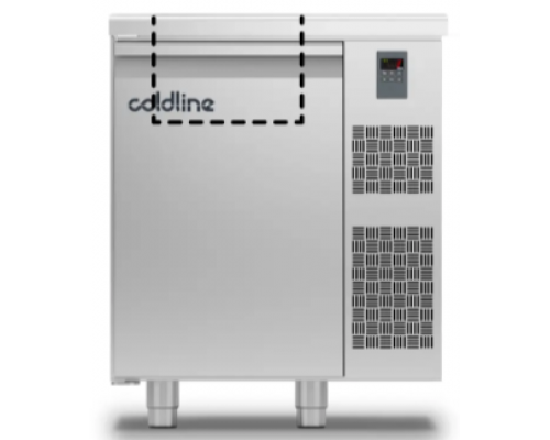 Холодильний стіл Saladette GN | 1 двері, 120 л, -2°...+8°C, зі стільницею, H 710 мм, під виносний холод | BU HORECA