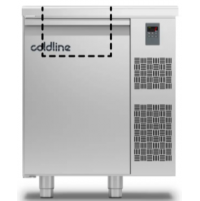 Холодильний стіл Saladette GN | 1 двері, 130 л, -2°...+8°C, зі стільницею, H 760 мм, під виносний холод | BU HORECA