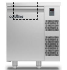Холодильний стіл Saladette GN | 1 двері, 130 л, -2°...+8°C, зі стільницею, H 760 мм, під виносний холод | BU HORECA