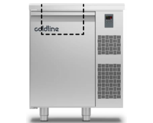 Холодильний стіл Saladette GN | 1 двері, 130 л, -2°...+8°C, зі стільницею, H 760 мм, під виносний холод | BU HORECA