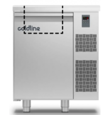 Холодильний стіл Saladette GN | 1 двері, 110 л, -2°...+8°C, зі стільницею, H 660 мм, під виносний холод | BU HORECA