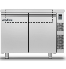 Холодильний стіл Saladette GN | 2 двері, 280 л, -2°...+8°C, зі стільницею, H 710 мм, під виносний холод | BU HORECA