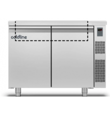 Холодильний стіл Saladette GN | 2 двері, 303 л, -2°...+8°C, зі стільницею, H 760 мм, під виносний холод | BU HORECA