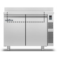 Холодильный стол Saladette GN | 2 дверь, 256 л, -2°...+8°C, со столешницей и бортом, H 660 мм, под выносной холод | BU HORECA