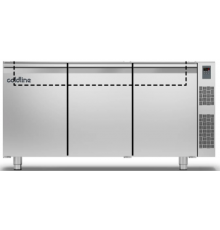 Холодильний стіл Saladette GN | 3 двері, 440 л, -2°...+8°C, без стільниці, H 710 мм, під виносний холод | BU HORECA