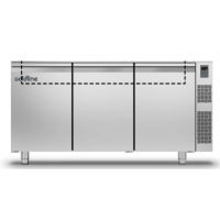 Холодильний стіл Saladette GN | 3 двері, 476 л, -2°...+8°C, без стільниці, H 760 мм, під виносний холод | BU HORECA