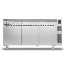 Холодильний стіл Saladette GN | 3 двері, 476 л, -2°...+8°C, без стільниці, H 760 мм, під виносний холод | BU HORECA