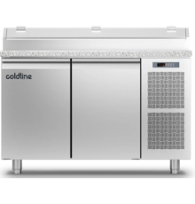 Холодильний стіл Prep-station GN1/1 | 2 двері, 280 л, -2°...+8°C, гранітна стільниця GN1/6, H 710 мм | BU HORECA