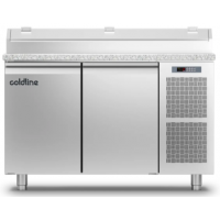 Холодильный стол Prep-station GN1/1 2 дверь, 303 л, -2°...+8°C, гранитная столешница GN1/6, H 760 мм | BU HORECA