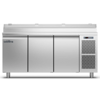 Холодильный стол Prep-station GN1/1 3 двери, -2°...+8°C, со столешницей GN1/6, H 760 мм | BU HORECA