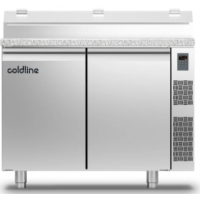 Холодильный стол Prep-station GN1/1 |2 двери, 280 л, -2°...+8°C, гранитная столешница GN1/3, H 710 мм, под выносной холод | BU HORECA