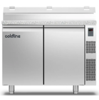 Холодильный стол Prep-station GN1/1 2 дверь, 280 л, -2°...+8°C, гранитная столешница GN1/3, H 710 мм, под выносной холод | BU HORECA