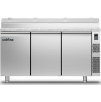 Холодильный стол Prep-station GN1/1 3 двери, 476 л, -2°...+8°C, гранитная столешница GN1/3, H 760 мм, под выносной холод | BU HORECA