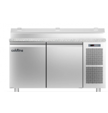 Холодильний стіл Prep-station EN60x40 | 2 двері, 421 л, -2°...+8°C, гранітна стільниця GN1/3, H 760 мм | BU HORECA