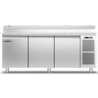 Холодильный стол Prep-station EN60x40 3 дверь, 607 л, -2°...+8°C, гранитная столешница GN1/3, H 710 мм | BU HORECA