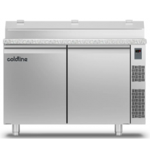 Холодильный стол Prep-station EN60x40 2 дверь, 389 л, -2°...+8°C, гранитная столешница GN1/3, H 710 мм, под выносной холод | BU HORECA