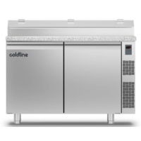 Холодильный стол Prep-station EN60x40 2 дверь, 421 л, -2°...+8°C, гранитная столешница GN1/3, H 760 мм, под выносной холод | BU HORECA