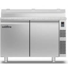 Холодильный стол Prep-station EN60x40 2 дверь, 389 л, -2°...+8°C, гранитная столешница GN1/3, H 710 мм, под выносной холод | BU HORECA
